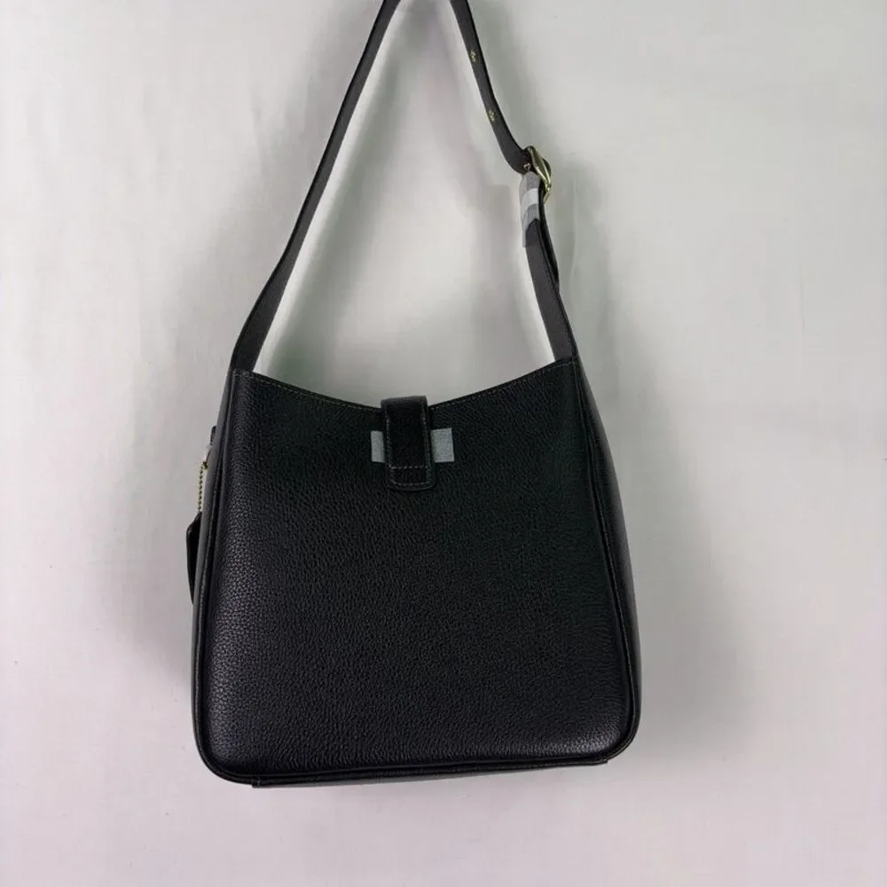 Coach Black Leather Hobo Crossbody Bag - Picture 2 of 10